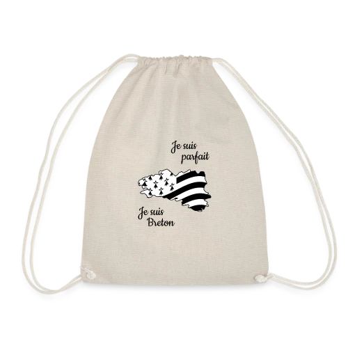 T-shirt "Je suis Breton, donc parfait !" - Sac de sport léger