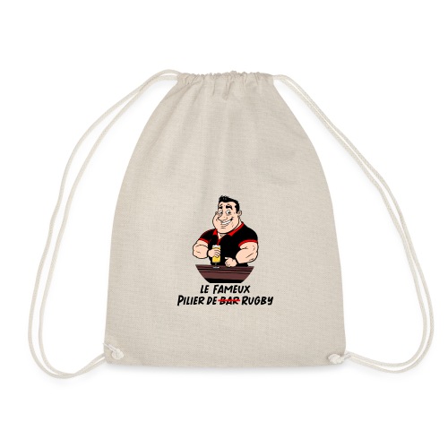 LE FAMEUX PILIER DE RUGBY ! - Drawstring Bag