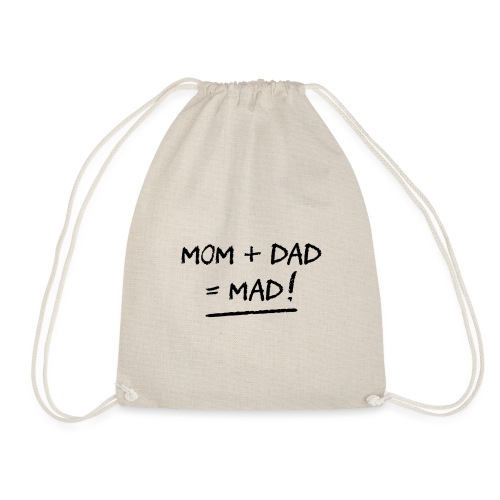 MAMMA + PAPPA = GAL! (familie, pappa, mamma) (fleks) - Gymbag