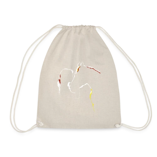 Silhouette Cavalière Abstraite - Sac de sport léger