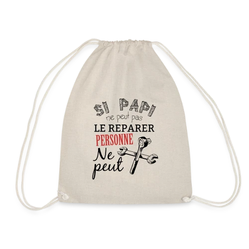 T-shirt Papi Bricoleur - L'Expert des Réparations - Sac de sport léger