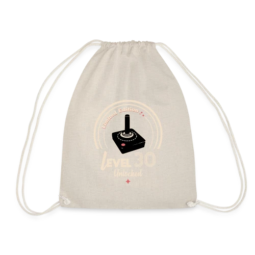 T-shirt 'Niveau 30 Débloqué' - Anniversaire Gamer - Sac de sport léger
