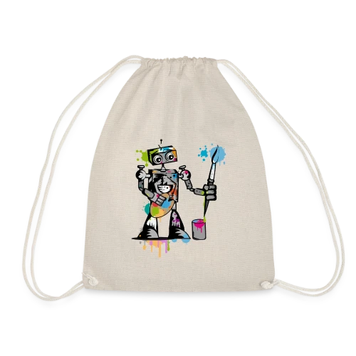 Le Robot Artiste au Pinceau - Sac de sport léger