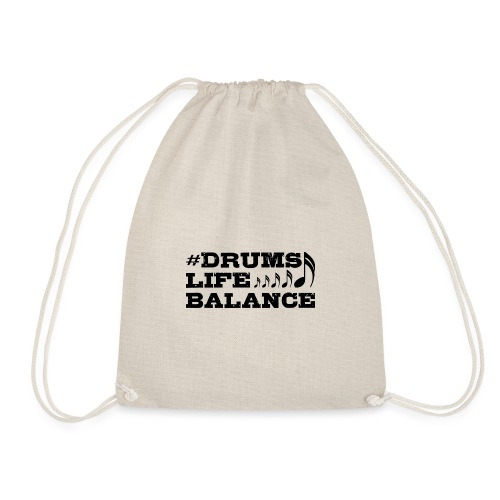 Drums life balance - Turnbeutel