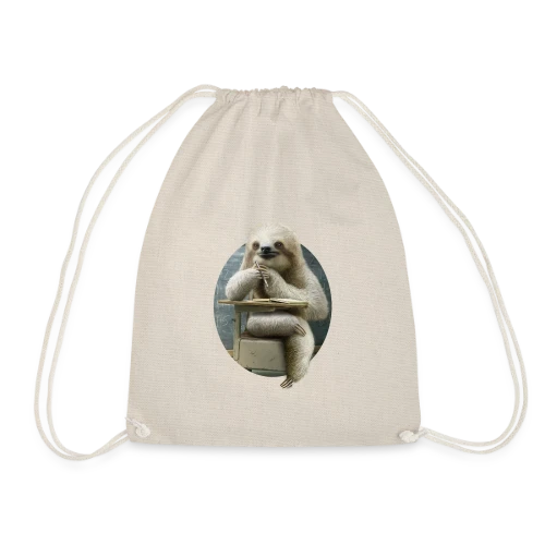 T-shirt Paresseux Studieux en Classe - Sac de sport léger