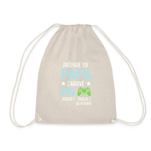 T-Shirt Futur Papa Gamer - Annonce Grossesse Humour - Sac de sport léger