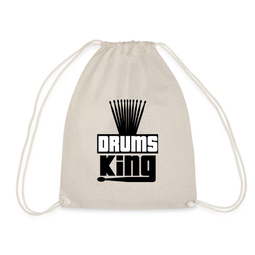 Drums king Schlagzeug König - Turnbeutel