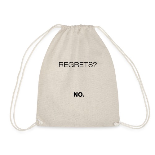 No Regrets - Drawstring Bag