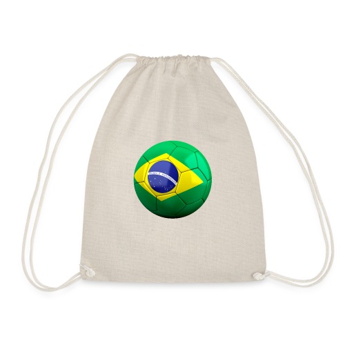 Bola de futebol brasil - Drawstring Bag