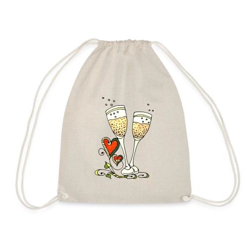 Verres Cœurs & Fêtes - Sac de sport léger