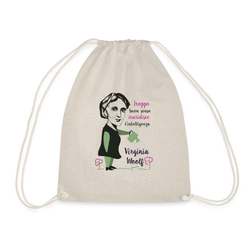 Virginia Woolf citazione - Drawstring Bag