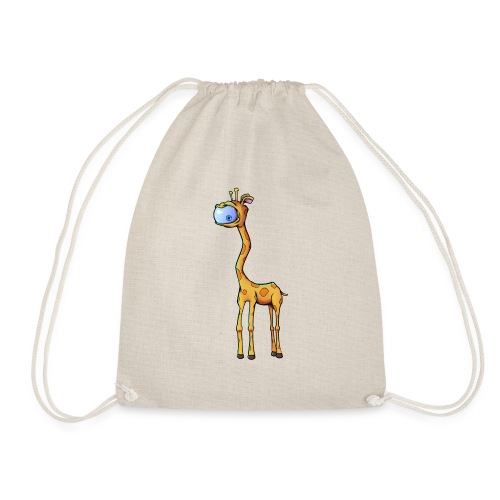 One-eyed giraffe - Drawstring Bag
