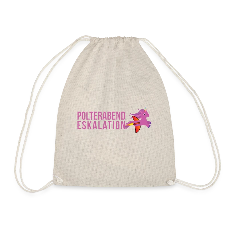 Polterabend Eskalation Einhorn - Turnbeutel