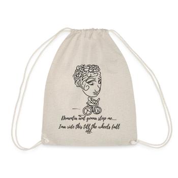 La démence ne m’arrêtera pas. - Sac de sport léger - nature - Devant