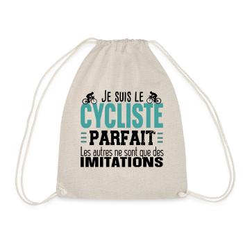 Cycliste Cyclisme Vélo VTT Humour Sport T-shirts - Sac de sport léger - nature - Devant