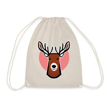 Papa renne - Sac de sport léger - nature - Devant