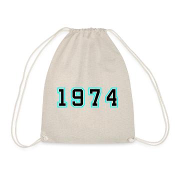 1974 Year Birthday - Drawstring Bag - nature - Front