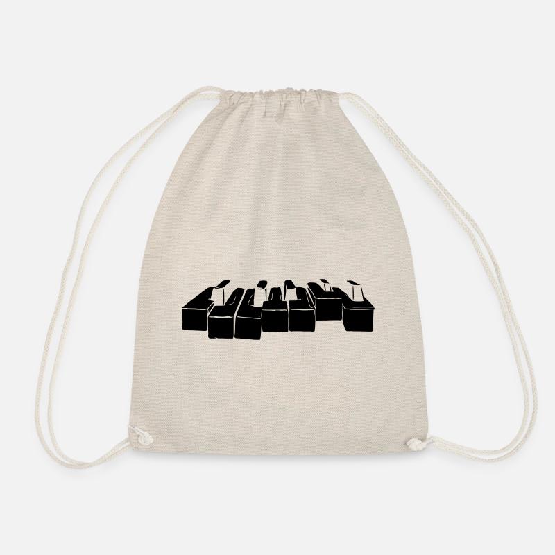 piano - Drawstring Bag - nature