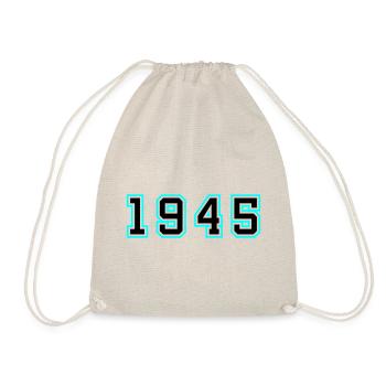 1945 Année Anniversaire - Sac de sport léger - nature - Devant