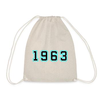 1963 Year Birthday - Drawstring Bag - nature - Front