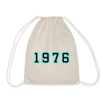 1976 Year Birthday - Drawstring Bag - nature - Front