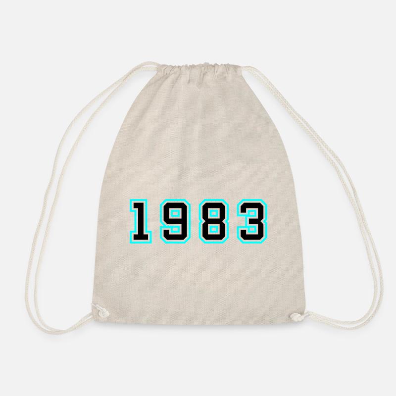1983 Jahr Geburtstag - Turnbeutel - Natur