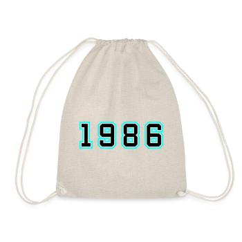 1986 Année Anniversaire - Sac de sport léger - nature - Devant