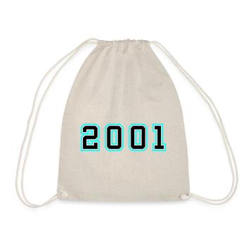 2001 Year Birthday - Drawstring Bag - nature - Front
