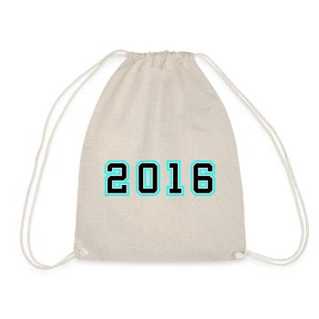2016 Year Birthday - Drawstring Bag - nature - Front