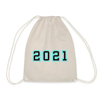 2021 Year Birthday - Drawstring Bag - nature - Front