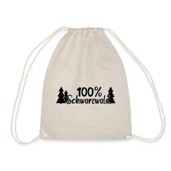 100% Schwarzwald - Turnbeutel - Natur - Vorne