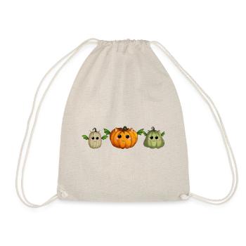Joyeuses chauves-souris à la citrouille - Sac de sport léger - nature - Devant