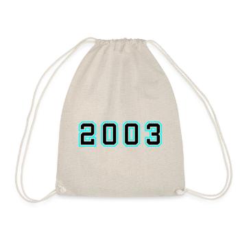 2003 Year Birthday - Drawstring Bag - nature - Front