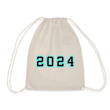 Année 2024 Anniversaire - Sac de sport léger - nature - Devant