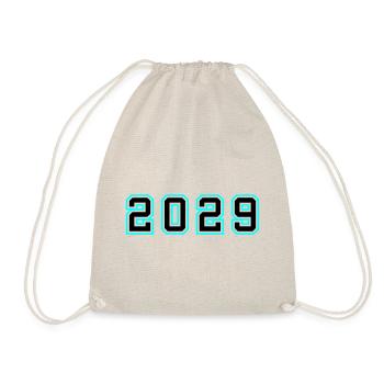 2029 Year Birthday - Drawstring Bag - nature - Front
