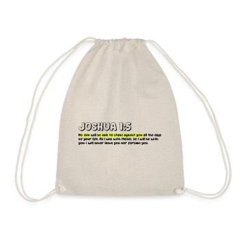 Personne ne pourra s’opposer | Citation de la Bible - Sac de sport léger - nature - Devant