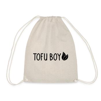 Tofu Boy - Drawstring Bag - nature - Front