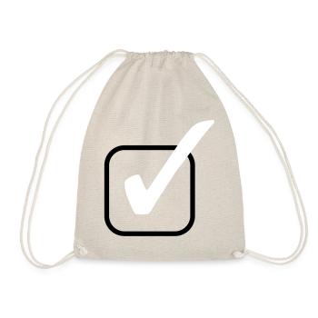hook symbol - Drawstring Bag - nature - Front