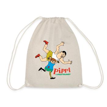 Pippi Langstrumpf Pippi Ist Stark - Turnbeutel - Natur - Vorne