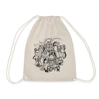 Hanseatic City of Wismar - Drawstring Bag - nature - Front