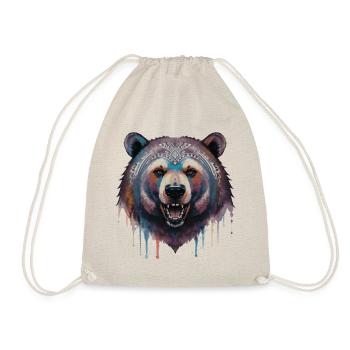 Ours tribal - Sac de sport léger - nature - Devant