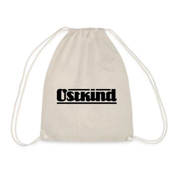 Ostkind Schriftzug - Turnbeutel - Natur - Vorne