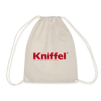 Kniffel Logo - Turnbeutel - Natur - Vorne