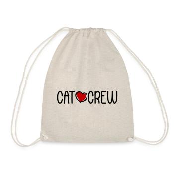 Cat Crew - Drawstring Bag - nature - Front
