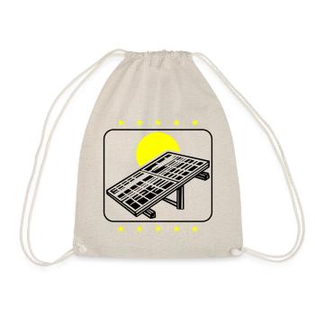 Photovoltaics Solar Energy - Drawstring Bag - nature - Front