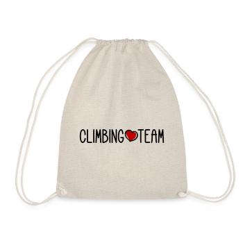 Climbing Team - Turnbeutel - Natur - Vorne