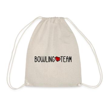 Bowling Team - Turnbeutel - Natur - Vorne