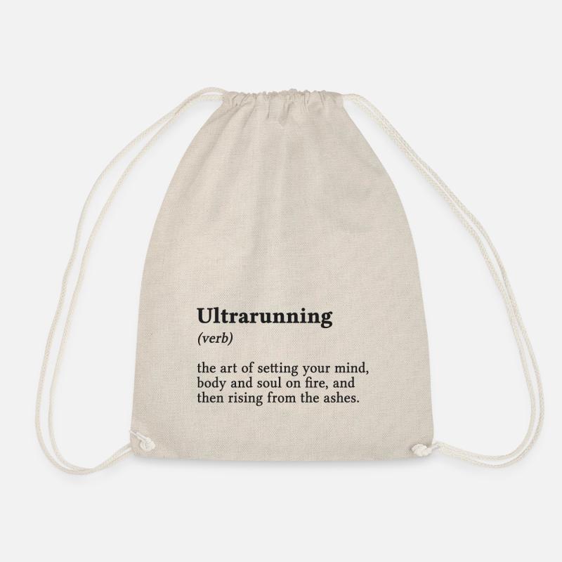 Ultrarunning, Berg Läufer, mindset - Turnbeutel - Natur