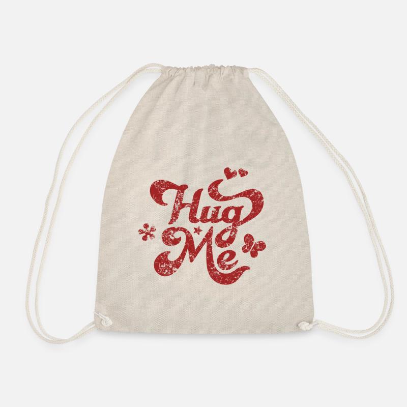 push me - Drawstring Bag - nature