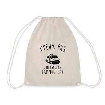 J'peux pas je me barre en Camping car - Sac de sport léger - nature - Devant